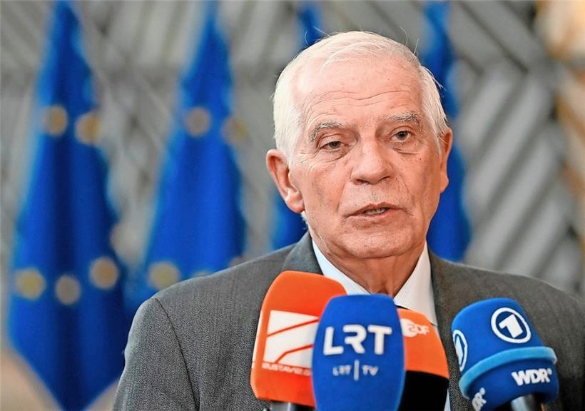 Der EU-Außenbeauftragte Josep Borrell meint, es sei an der Ukraine zu entscheiden, wie es weiter gehen soll
