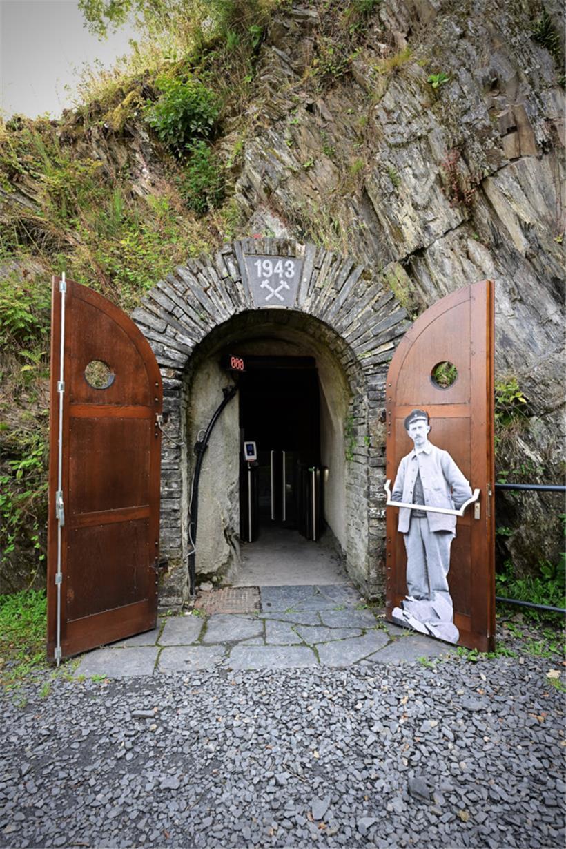 Der Eingang in den heute noch zugänglichen Teil der Grube