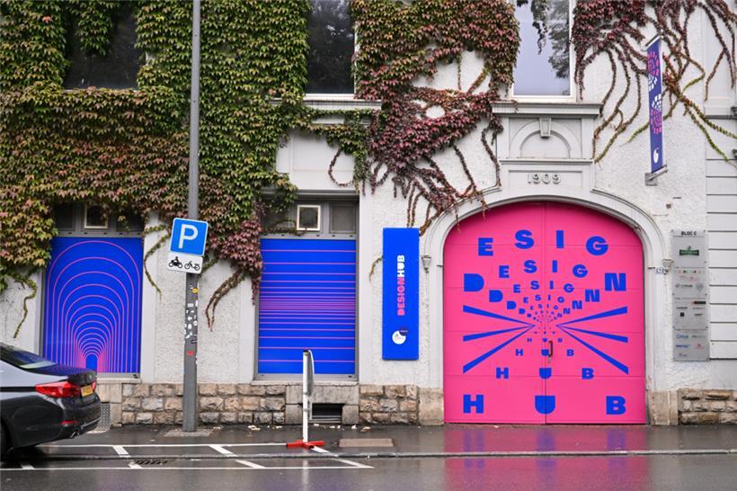 Der Eingang ist nicht zu übersehen
