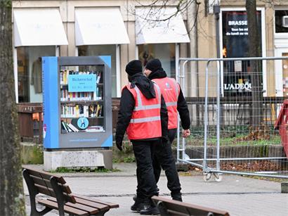 Der Einsatz privater Sicherheitsunternehmen – wie hier am Theaterplatz – birgt Risiken