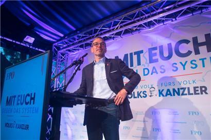 Der FPÖ-Chef Herbert Kickl bewarb sich bereits während des EU-Wahlkampfs bei Wahlveranstaltungen fürs Kanzleramt
