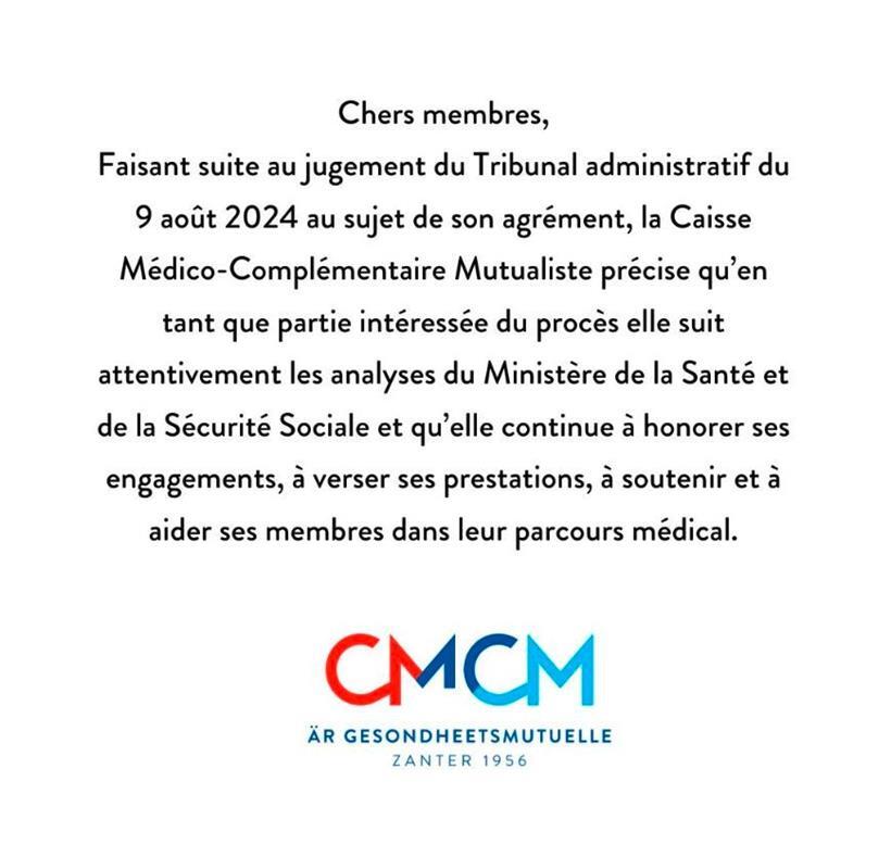 Der Facebook-Post der CMCM
