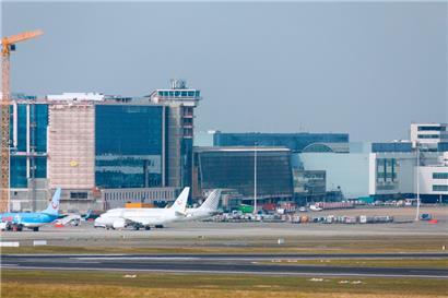 Der Flughafen Zaventem in Brüssel in einem Archivfoto
