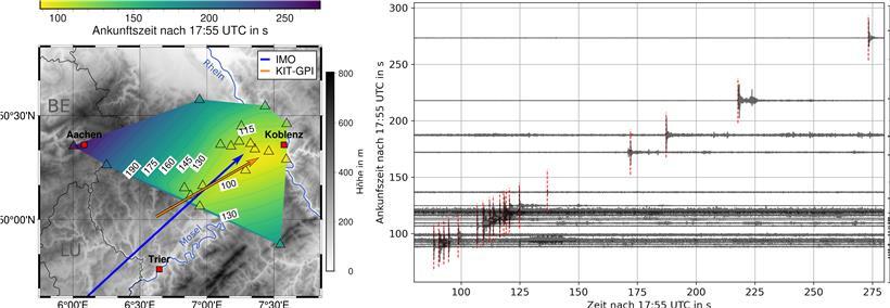 Forscher Dario Eickhoff rekonstruiert Meteoriten-Flugbahn mit Erdbebenmessdaten am Karlsruher Institut für Technologie
