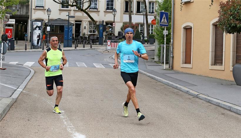 Der Franzose Samir Baala (in Blau) konnte sich bereits viermal auf dem längsten Parcours, der „Grand-Ducale“, durchsetzen

