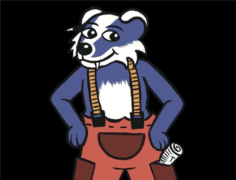 Der Frechdachs erkundet aktuelle Events und Highlights in Luxemburg, Stadtlandschaft im Hintergrund