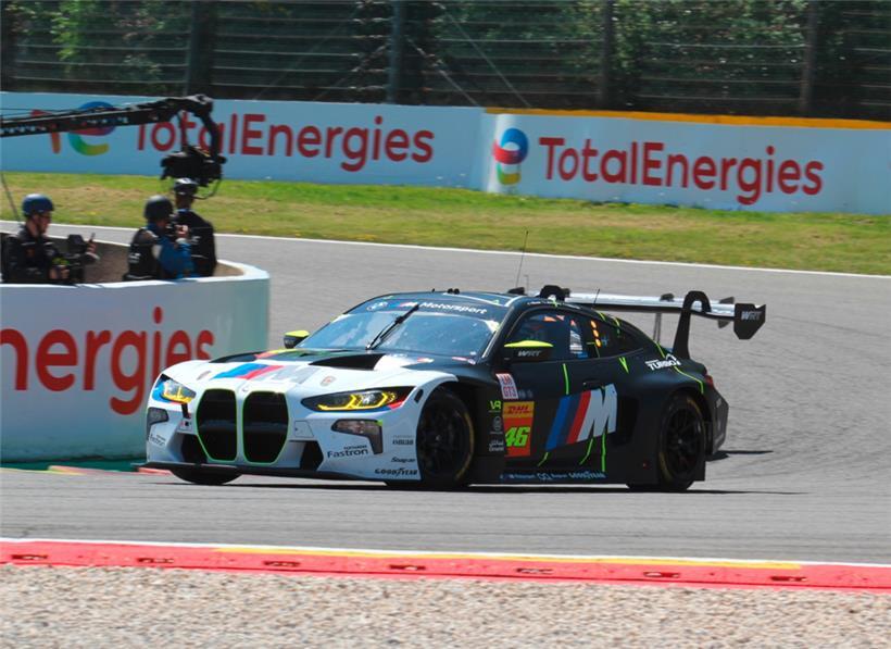 Der GT3-WRT-BMW-M4 von Faisal Al Harthy/Maxime Martin/Valentino Rossi beschert der WEC eine ganz neue Fan-Gemeinde dank des neunfachen Motorradchampions
