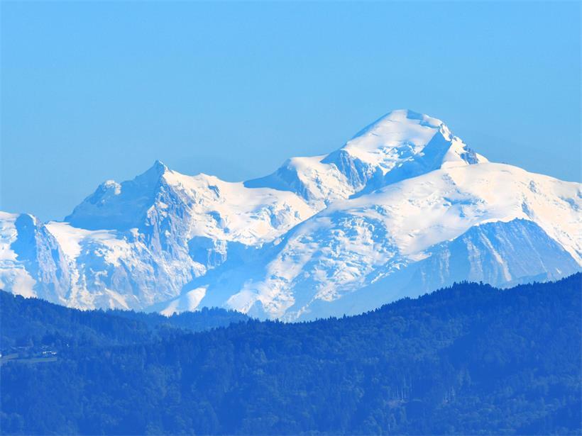 Der Gipfel des Mont Blanc liegt laut einer aktuellen Messung auf 4.807,47 Metern