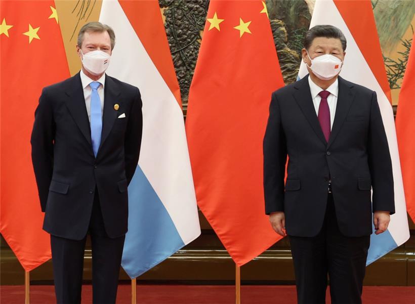 Der Großherzog ist als IOC-Mitglied nach Peking gereist – hat sich dann aber für „bilaterale Gespräche“ mit dem chinesischen Präsidenten Xi Jinping getroffen
