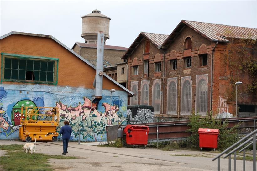 Der Großteil der alten Industriebauten soll erhalten und einem neuen Zweck zugef...