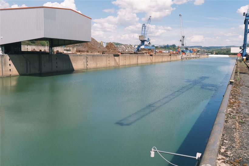 Der Hafen in Mertert
