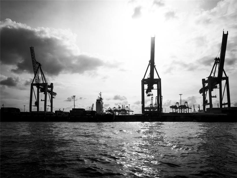 Der Hamburger Hafen
