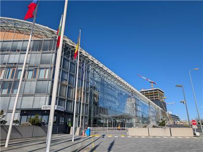 Der Hauptsitz der Europäischen Investitionsbank auf Kirchberg

