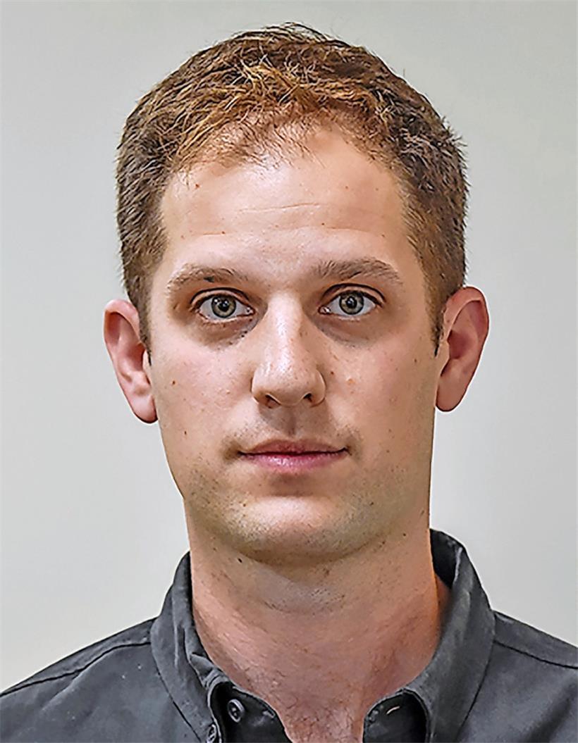 Der Journalist Evan Gershkovich, der für die US-Zeitung „The Wall Street Journal“ arbeitet, wurde in Russland wegen angeblicher Spionage festgenommen
