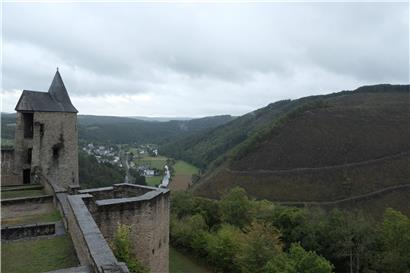 Der Kahlschlag „Rengelschleed“ gegenüber der Burg von Burscheid wird wieder aufgeforstet
