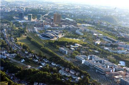 Der Kirchberg hat sich im Laufe der vergangenen Jahrzehnte stark verändert
