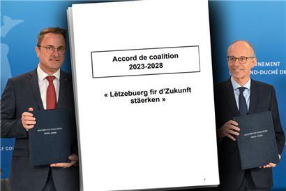 Der Koalitionsvertrag ist am Donnerstag offiziell unterschrieben worden
