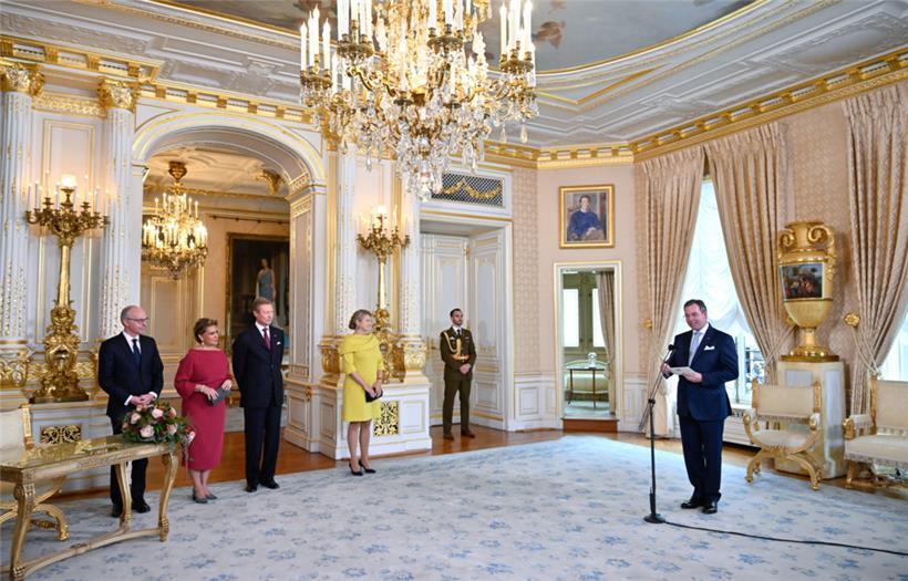 Der „Lieutenant-Représentant“ bedankt sich
