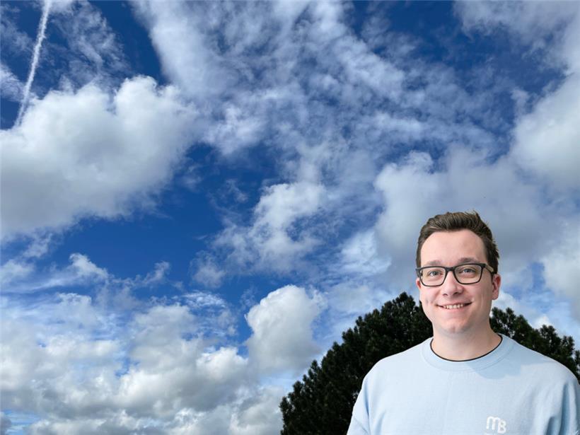 Der Luftdruck steigt nach und nach, die Wolken dürften weniger werden
