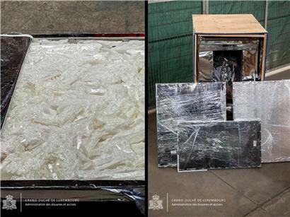 Luxemburger Zoll beschlagnahmt Methamphetamine im Wert von über einer Million Euro bei Grenzkontrolle