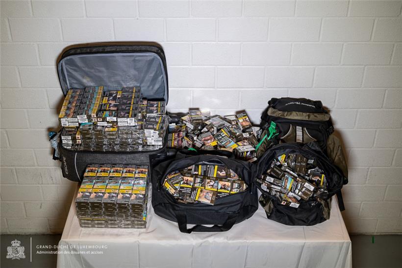 Der Luxemburger Zoll hat innerhalb eines Monats rund 210.000 Zigaretten sichergestellt
