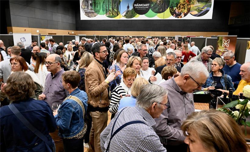 Der „Maacher Wäimoart“ war am Freitag wieder gut besucht
