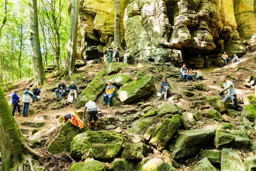 Der Müllerthal-Trail rangiert an dritter Stelle der touristischen Hotspots im La...