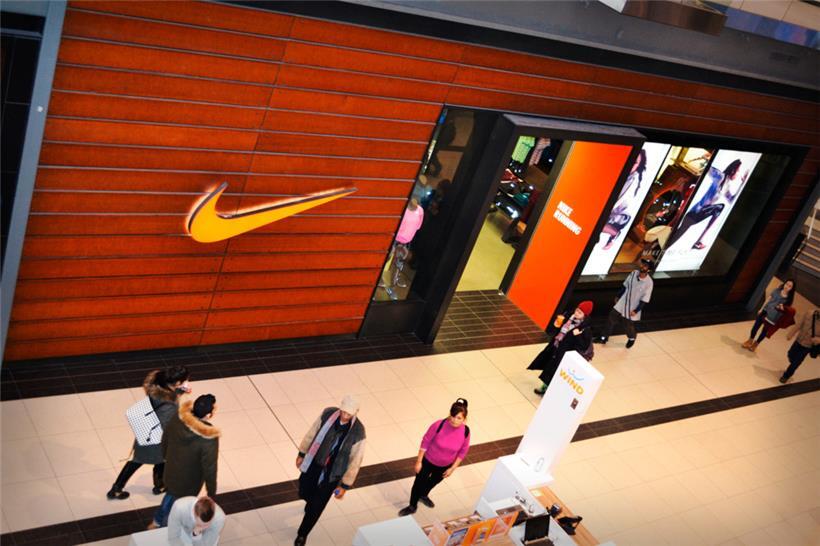 Der Nike Store soll das größte Geschäft im Einkaufszentrum werden
