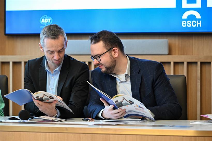 Der Noch-Bürgermeister und sein potenzieller Nachfolger: Georges Mischo (l.) und Christian Weis

