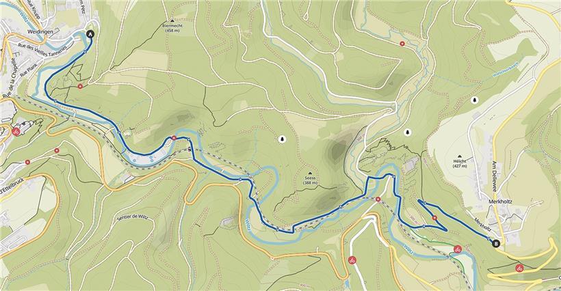 Der PC20 zwischen Kautenbach und Wiltz 

