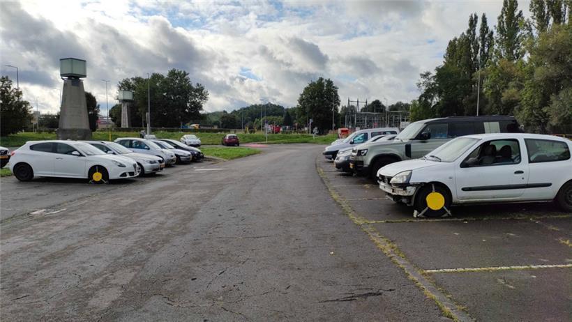 Der P+R Raemerich in der vergangenen Woche