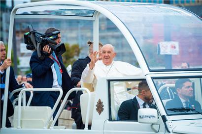 Der Papst stattet Luxemburg einen Besuch ab
