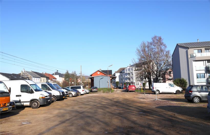 Der Parkplatz beim Bahnhof Kayl soll zusammen mit der CFL erneuert werden
