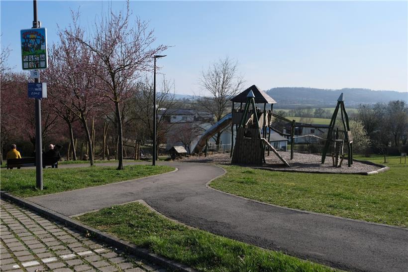 Der Parkplatz neben dem „Centre“ samt Spielplatz wird zum „Pop-Up Village“ im Ec...