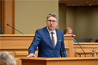 Der Piraten-Abgeordnete Sven Clement und der Minister für den öffentlichen Dienst, Serge Wilmes, gerieten vor kurzem in der Chamber aneinander
