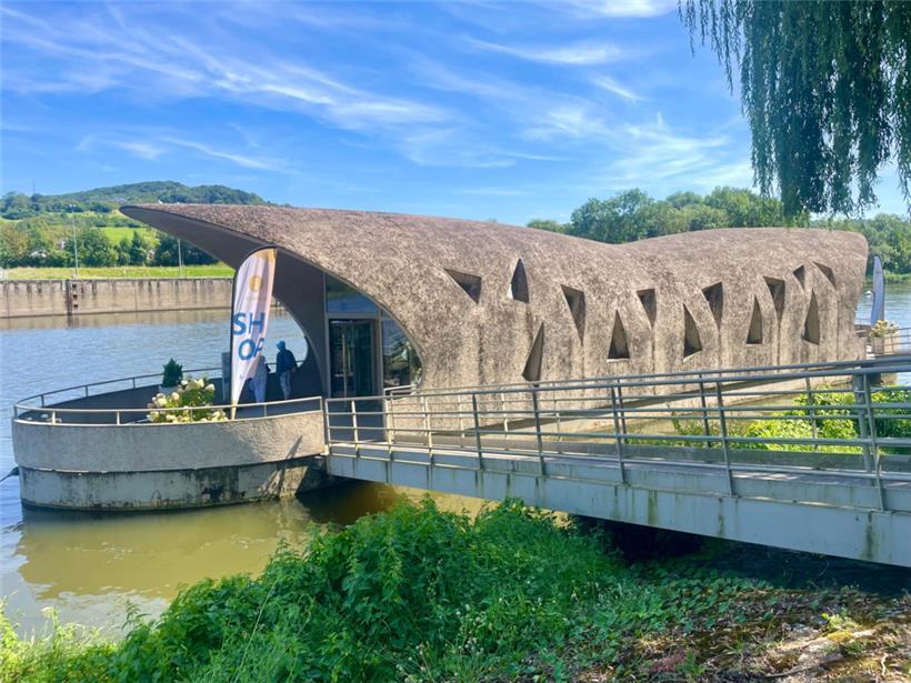 Der Ponton in vergangenen Tagen