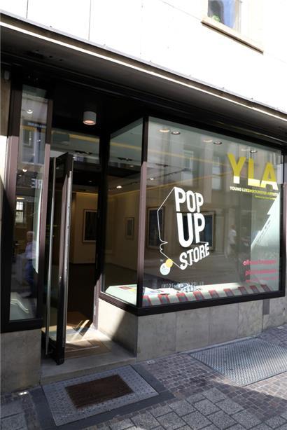 Der Pop-up-Store der „Young Luxembourgish Artists“ in der rue Philippe II
