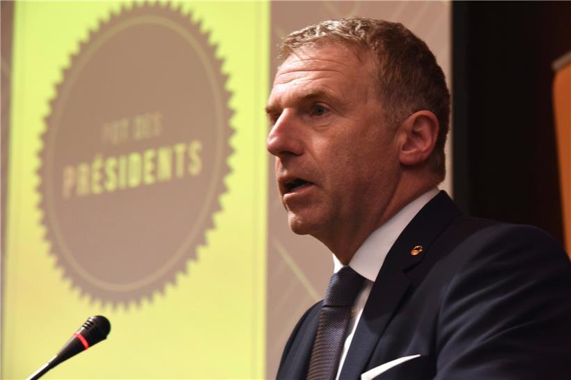 Der Präsident der Luxemburger Handwerkskammer Tom Oberweis

