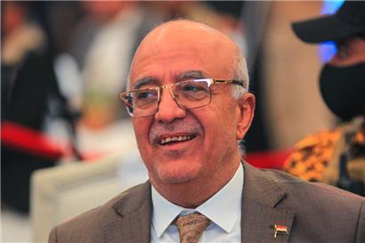 Der Premierminister der von den Huthis geführten Regierung Jemens, Ahmed al-Rahawi, nimmt am 27. Januar 2025 an einer Veranstaltung in Sanaa teil
