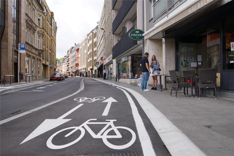Der Radweg lässt im momentanen Konzept kaum Platz für Fußgänger
