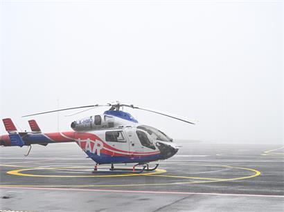 Der Rettungshubschrauber war am Sonntagnachmittag im Einsatz