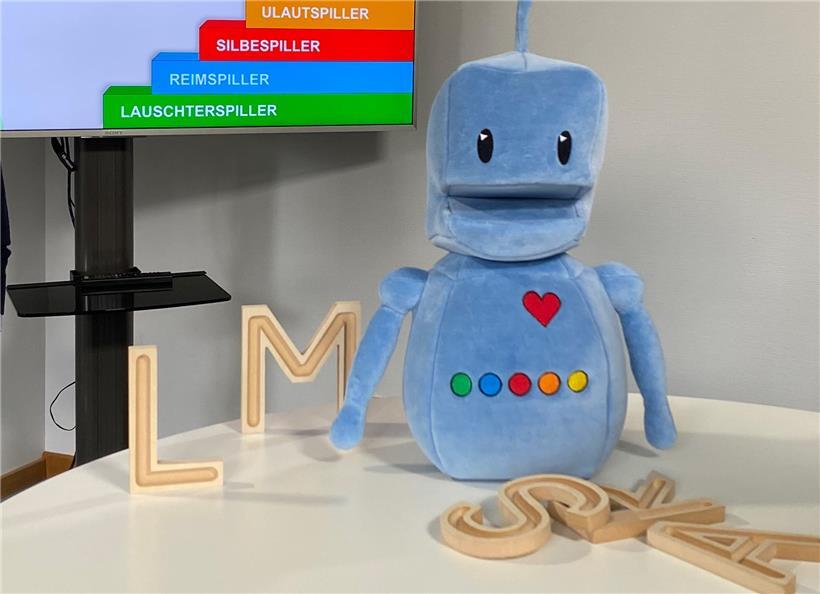 Der Roboter Sila soll Kindern  beim Lernen helfen
