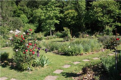 Der Rosengarten in  Schrassig
