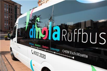Der Ruffbus fährt durch Differdingen, Niederkorn, Oberkorn und Lasauvage. Zusätzlich können Arztbesuche im CHEM in Esch erledigt werden.
