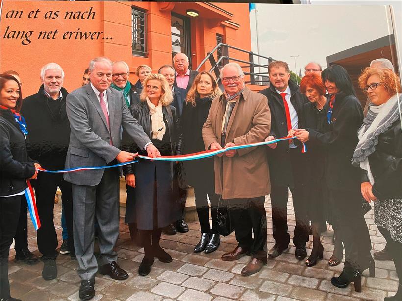 Der Satz oben links auf diesem Foto ist bei Roland Breyer Programm