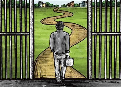 Der Schritt in die Freiheit ist für viele nicht einfach
