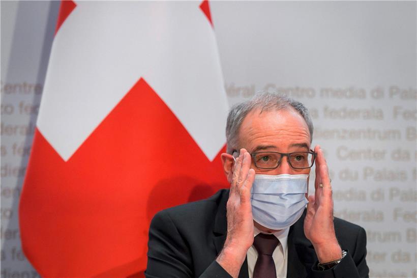 Der Schweizer Bundespräsident Guy Parmelin hat die EU am Mittwoch über den Abbruch der gemeinsamen Verhandlungen über ein Rahmenabkommen informiert
