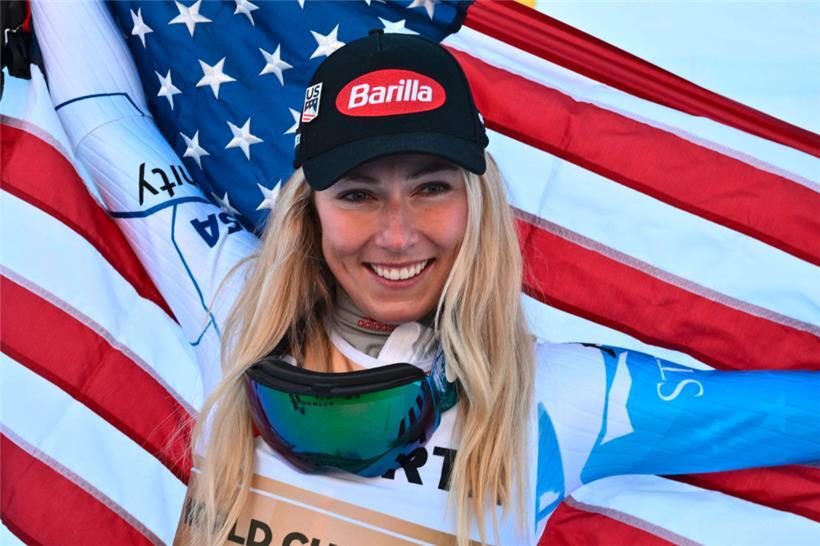 Der Sieg im Riesenslalom war Mikaela Shiffrins siebter Erfolg bei einer WM
