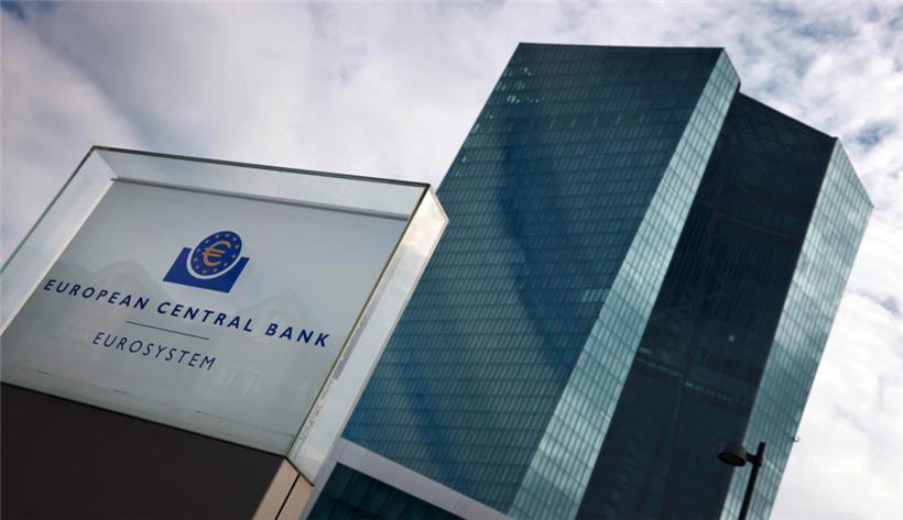 Der Sitz der EZB in Frankfurt
