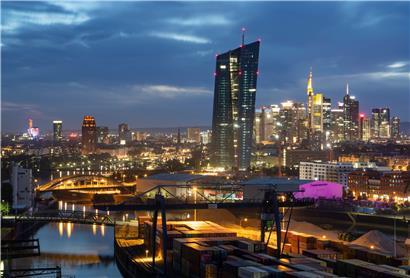 Der Sitz der EZB in Frankfurt
